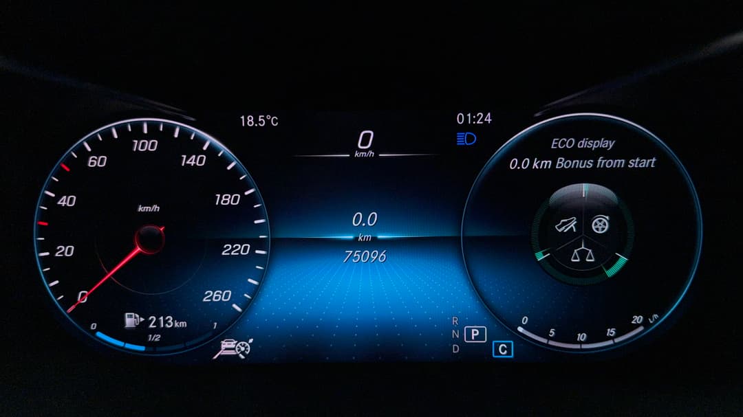 2021 Mercedes-benz C200 C200, Automatic, 75096 km, Odometer View