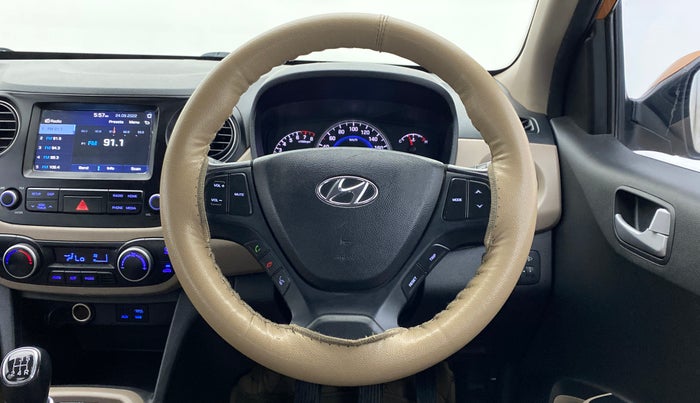 2018 Hyundai Grand i10 ASTA 1.2 VTVT, Petrol, Manual, 76,235 km, Steering Wheel Close Up