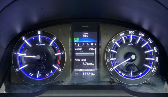 2021 Toyota Innova Crysta 2.4 VX 7 STR, Diesel, Manual, 17,721 km, Odometer Image