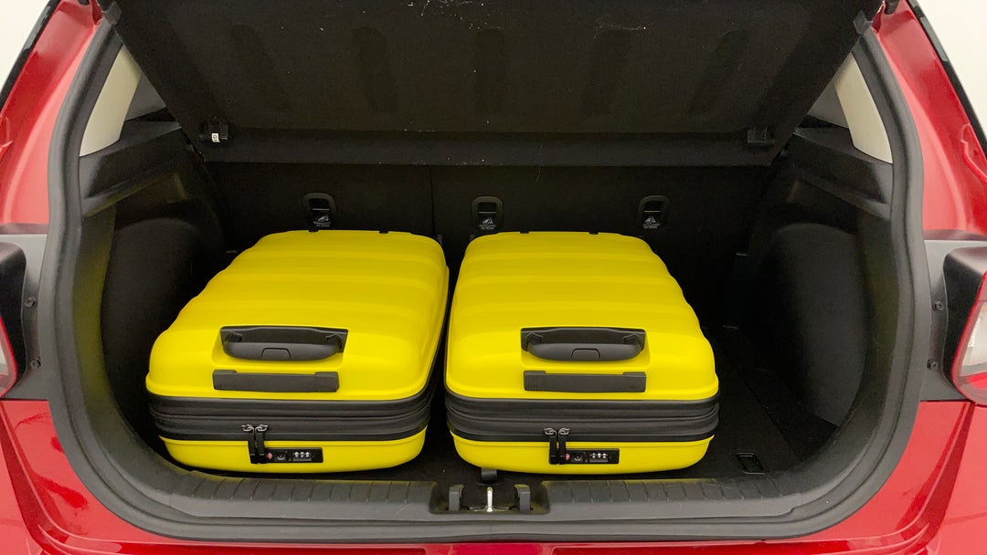 Boot Inside View with Luggage