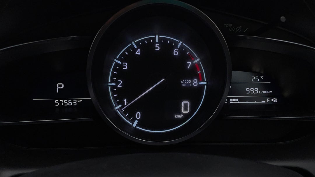 2018 Mazda CX-3 S Touring (fwd), Automatic, 57563 km, Odometer View