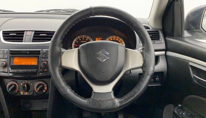 2015 Maruti Swift VXI, Petrol, Manual, 1,11,145 km, Steering Wheel Close Up