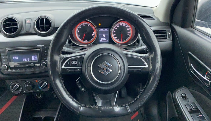 2018 Maruti Swift VXI AMT D, Petrol, Automatic, 88,056 km, Steering Wheel Close Up