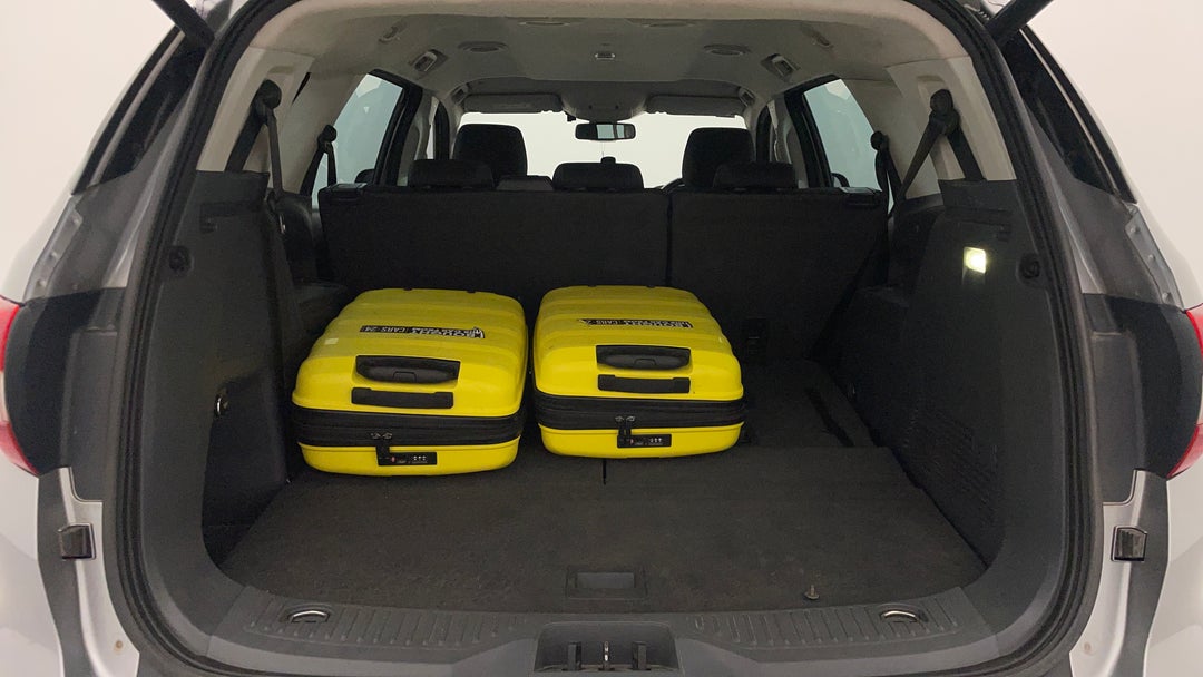 Boot Inside View with Luggage