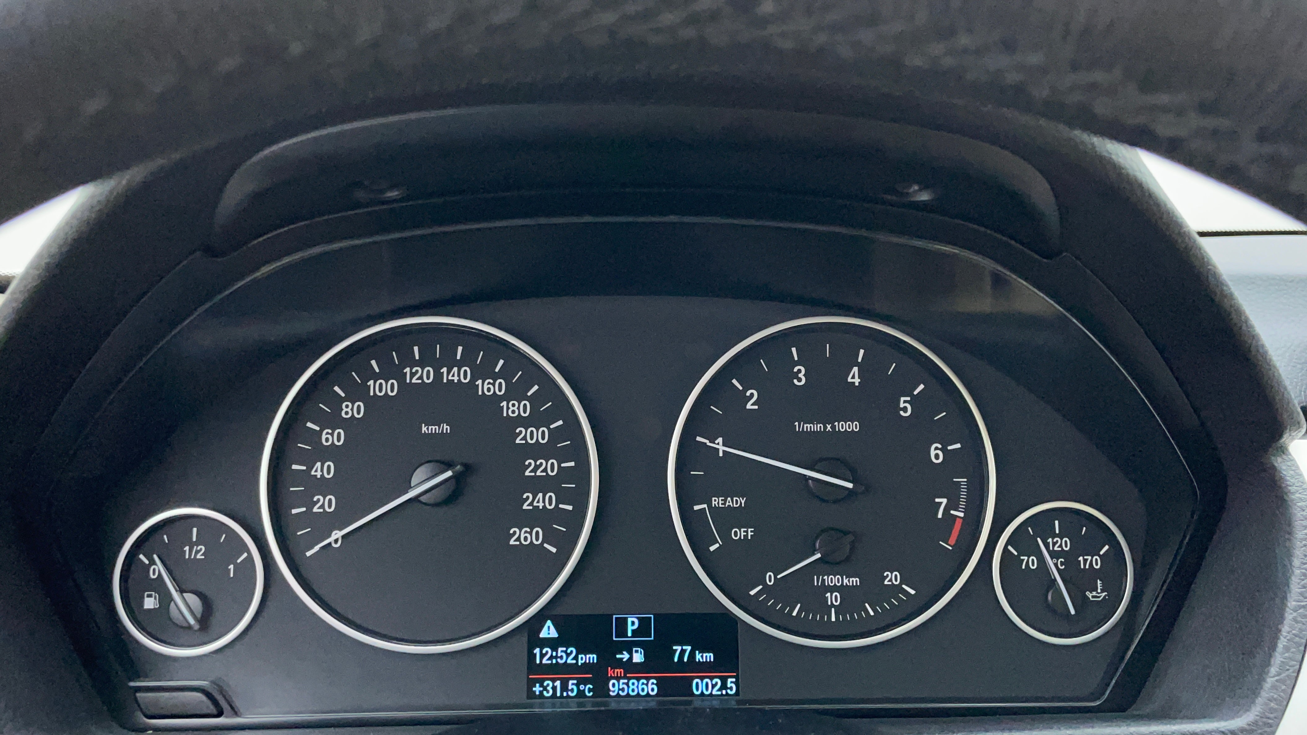 BMW 3 Series-Odometer View