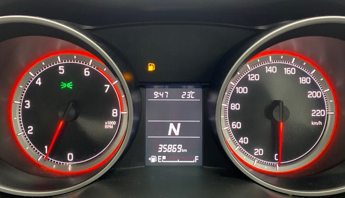 2018 Maruti Swift VXI AMT D, Petrol, Automatic, 35,921 km, Odometer Image