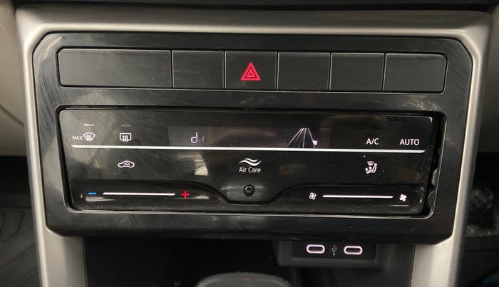 2021 Volkswagen TAIGUN HIGHLINE 1.0 TSI AT, Petrol, Automatic, 39,373 km, AC Unit - Panel display not working