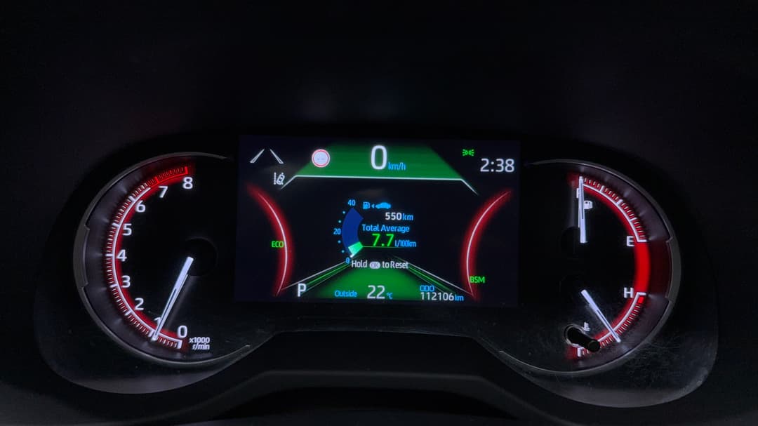 2021 Toyota RAV4 Cruiser (2WD), Automatic, 112106 km, Odometer View