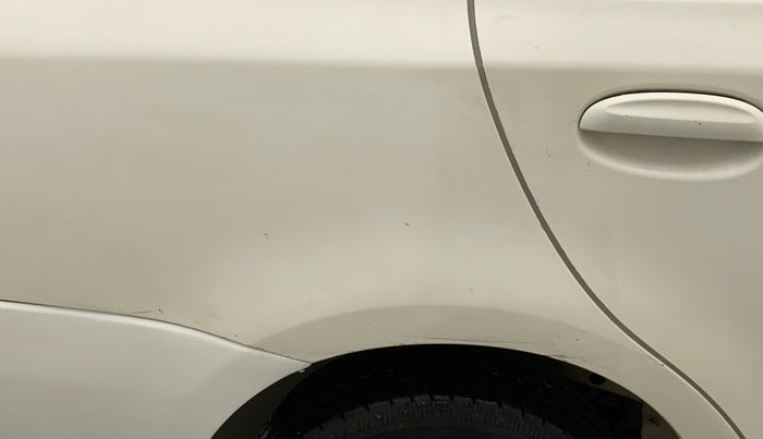 2011 Toyota Etios G, Petrol, Manual, 66,378 km, Right quarter panel - Minor scratches