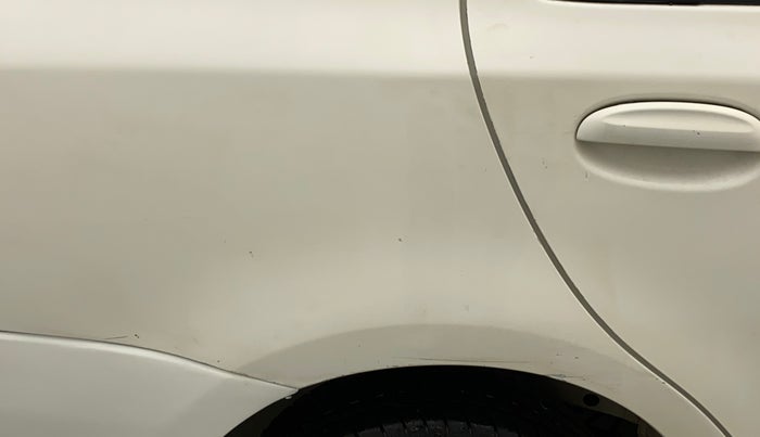 2011 Toyota Etios G, Petrol, Manual, 66,378 km, Right quarter panel - Slightly dented