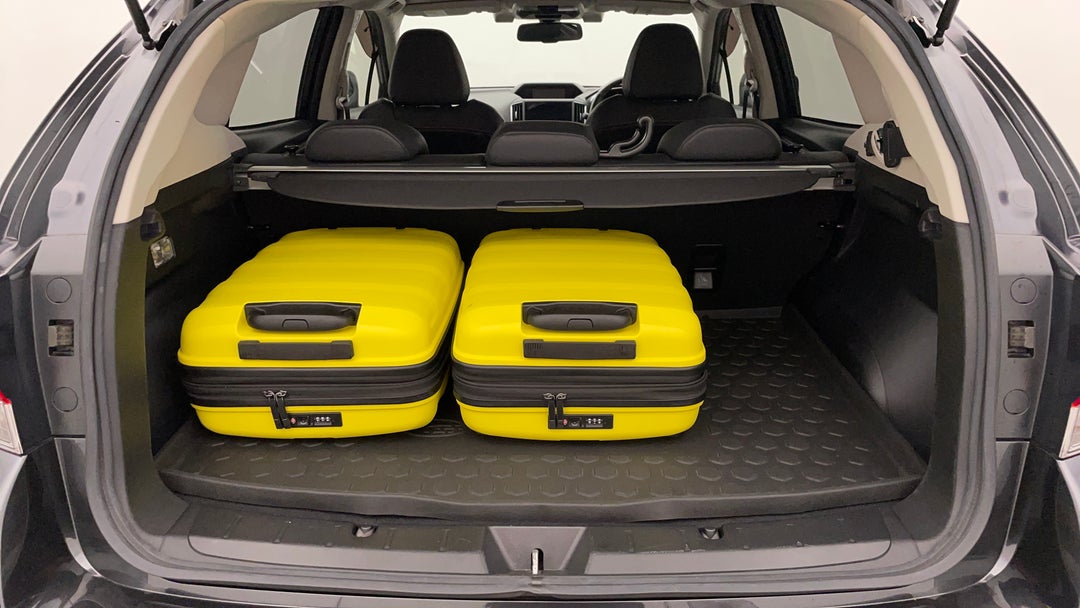 Boot Inside View with Luggage