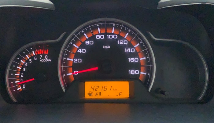 2015 Maruti Alto K10 VXI P, Petrol, Manual, 42,201 km, Odometer Image