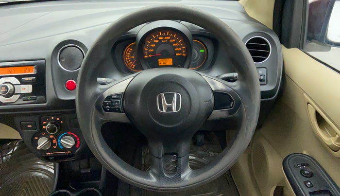 2014 Honda Amaze 1.2 SMT I VTEC, Petrol, Manual, 68,882 km, Steering Wheel Close Up