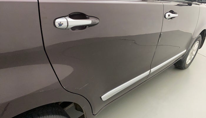 2017 Toyota Innova Crysta 2.8 GX AT 8 STR, Diesel, Automatic, 55,840 km, Right rear door - Minor scratches