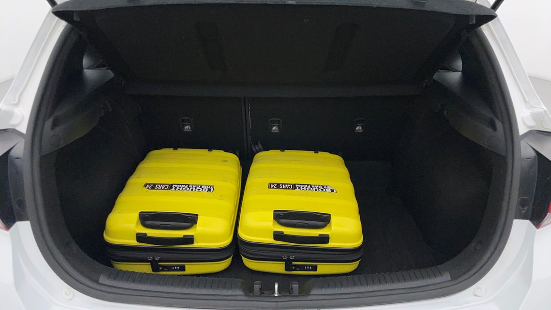 Boot Inside View with Luggage