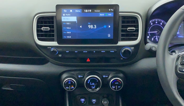 2019 Hyundai VENUE 1.0 TURBO GDI SX+ AT, Petrol, Automatic, 43,438 km, Air Conditioner