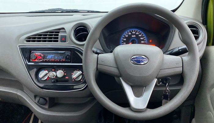 2016 Datsun Redi Go T (O), Petrol, Manual, 34,707 km, Steering Wheel Close Up