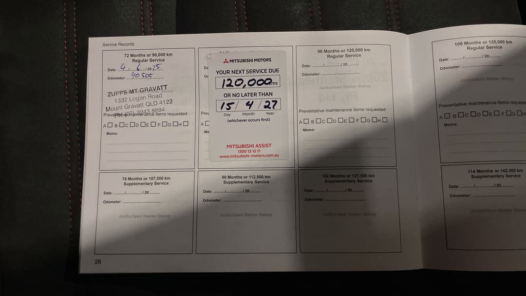 2019 Mitsubishi ASX Ls (2WD), Automatic, 112118 km, Service History