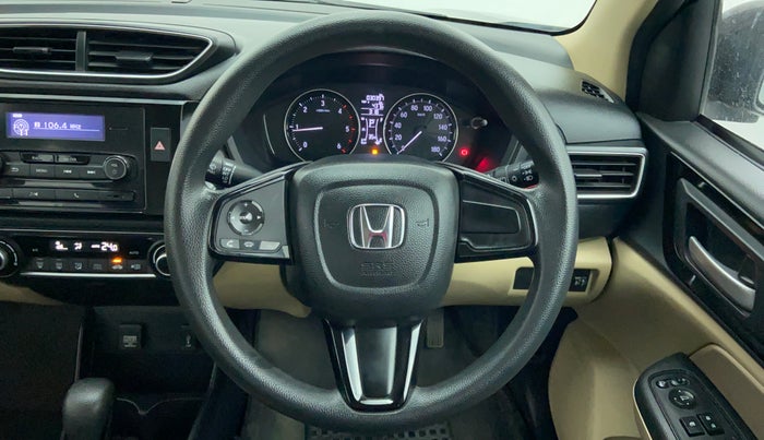 2019 Honda Amaze 1.5 V CVT I-DTEC, Diesel, Automatic, 30,397 km, Steering Wheel Close-up