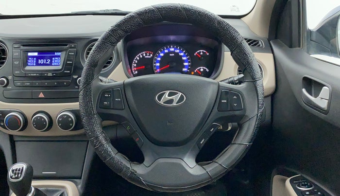 2014 Hyundai Xcent S (O) 1.2, Petrol, Manual, 36,733 km, Steering Wheel Close Up