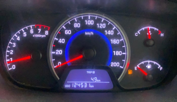 2014 Hyundai Grand i10 ASTA 1.2 KAPPA VTVT, Petrol, Manual, 1,24,531 km, Odometer Image