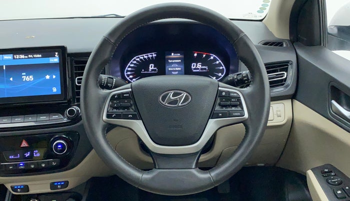 2022 Hyundai Verna SX (O) 1.5 VTVT IVT, Petrol, Automatic, 13,558 km, Steering Wheel Close Up
