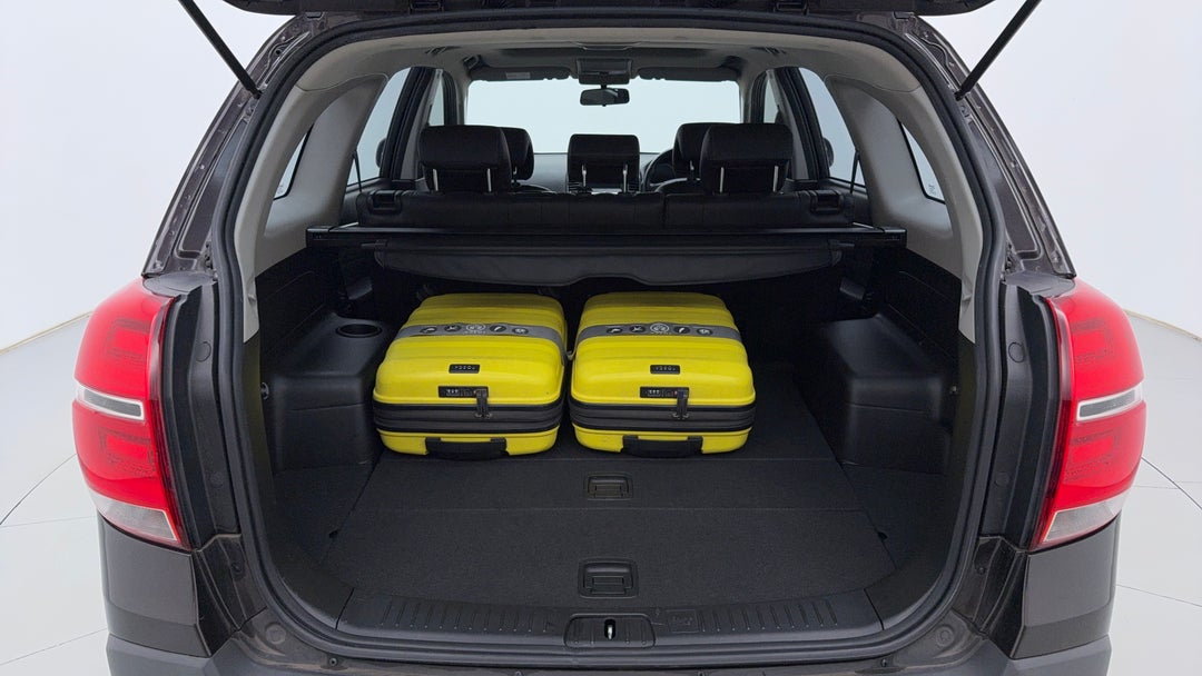 Boot Inside View with Luggage