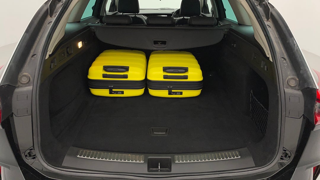 Boot Inside View with Luggage
