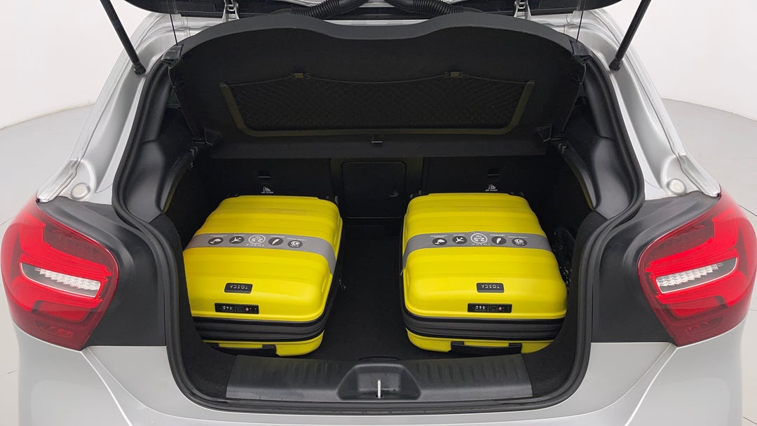 Boot Inside View with Luggage