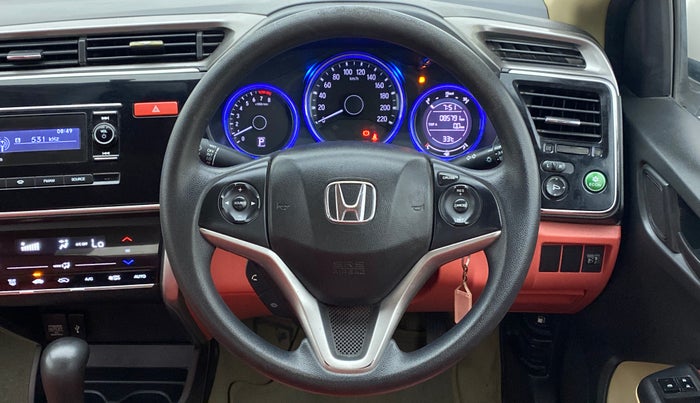 2014 Honda City SV CVT PETROL, Petrol, Automatic, 85,857 km, Steering Wheel Close Up