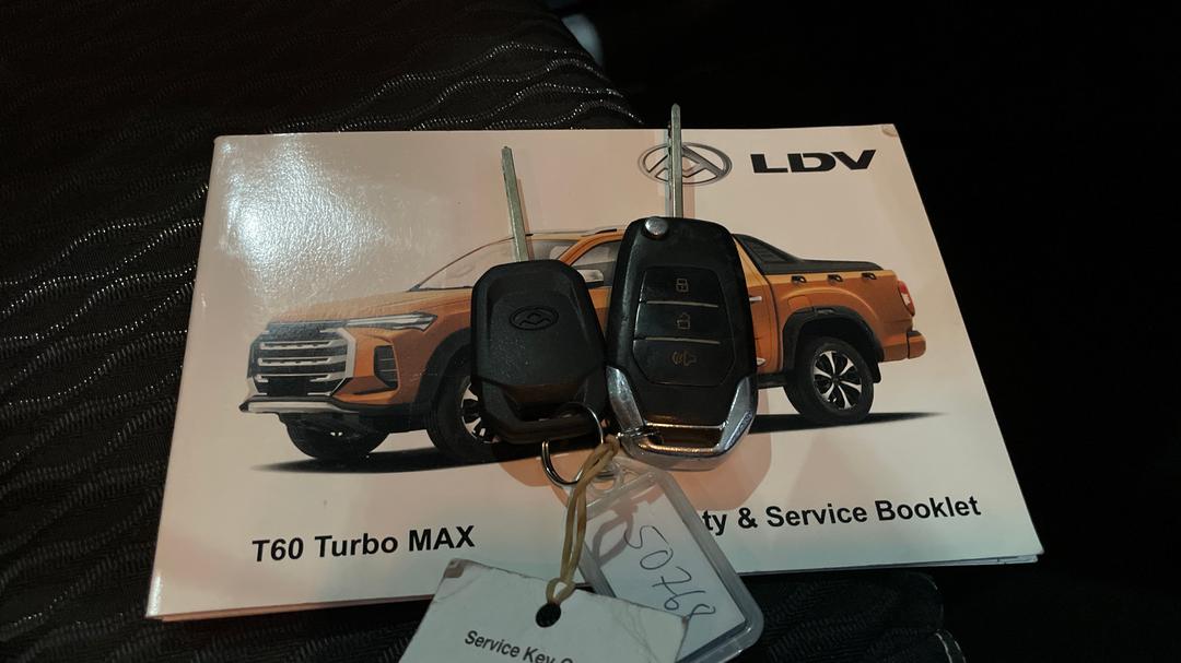2022 LDV T60 Max Pro (4x4), Automatic, 84920 km, Key Close-up