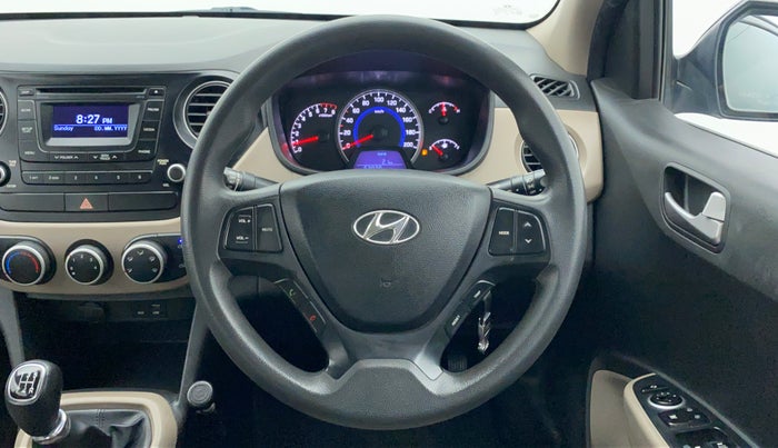 2016 Hyundai Grand i10 SPORTZ 1.2 KAPPA VTVT, Petrol, Manual, 63,132 km, Steering Wheel Close Up