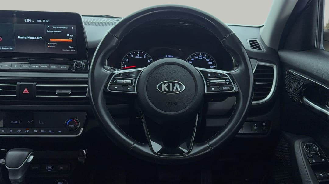 2020 Kia Seltos Sport+ (FWD), Automatic, 99663 km, Steering Wheel Close-up