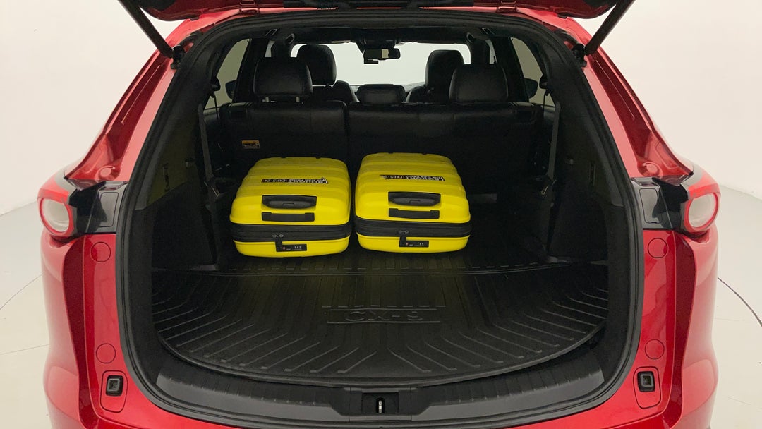 Boot Inside View with Luggage