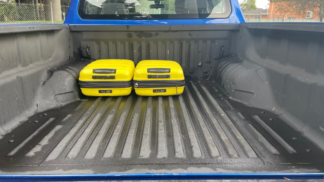 Boot Inside View with Luggage
