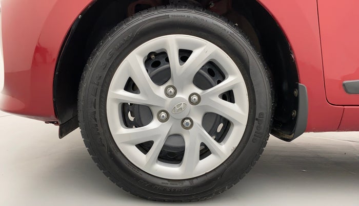 2018 Hyundai Grand i10 SPORTZ 1.2 KAPPA VTVT, Petrol, Manual, 13,696 km, Left Front Wheel