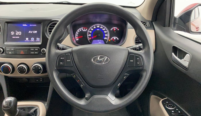 2018 Hyundai Grand i10 SPORTZ 1.2 KAPPA VTVT, Petrol, Manual, 13,696 km, Steering Wheel Close-up