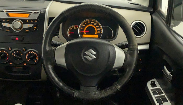 2013 Maruti Wagon R 1.0 VXI, Petrol, Manual, 28,109 km, Steering Wheel Close Up