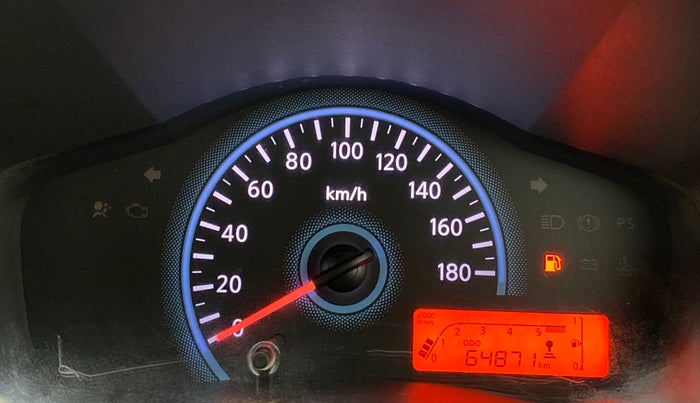 2017 Datsun Redi Go S 1.0, Petrol, Manual, 64,902 km, Odometer Image