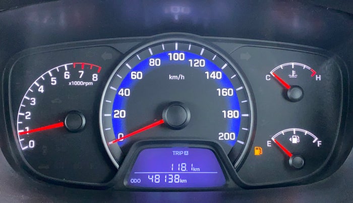2017 Hyundai Xcent E PLUS, Petrol, Manual, 48,237 km, Odometer Image
