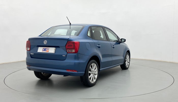 2018 Volkswagen Ameo HIGHLINE PLUS 1.5L AT 16 ALLOY, Diesel, Automatic, 39,028 km, Right Back Diagonal