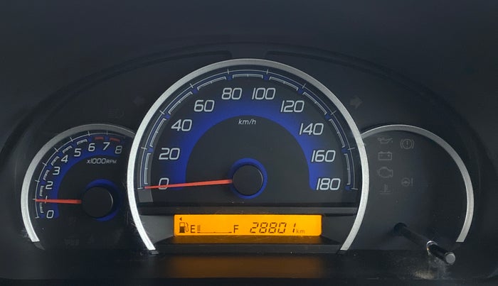2017 Maruti Wagon R 1.0 VXI, Petrol, Manual, 28,855 km, Odometer Image