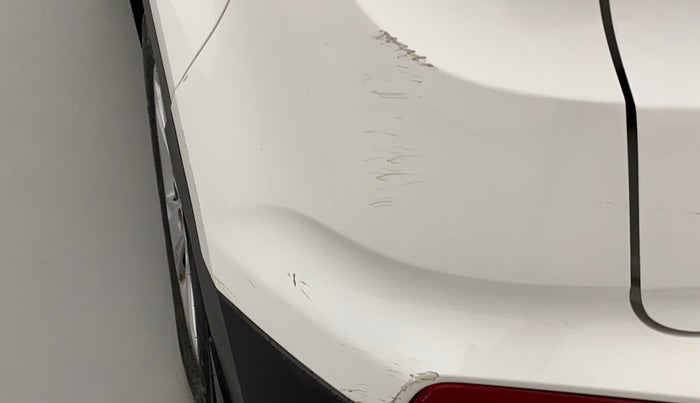 2018 Hyundai Creta E PLUS 1.6 PETROL, Petrol, Manual, 62,518 km, Rear bumper - Minor scratches