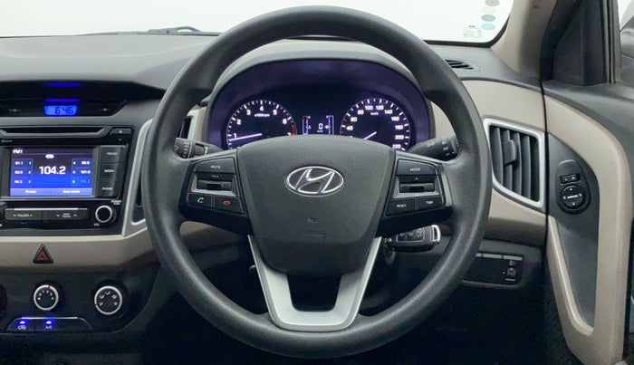 2018 Hyundai Creta E PLUS 1.6 PETROL, Petrol, Manual, 62,518 km, Steering Wheel Close Up