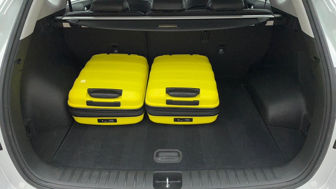 Boot Inside View with Luggage
