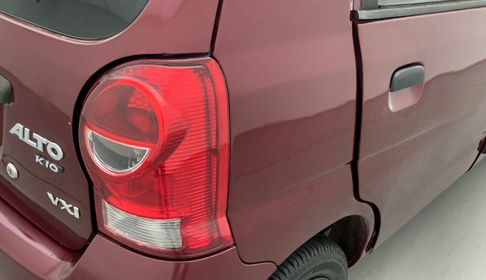 2014 Maruti Alto K10 VXI, Petrol, Manual, 26,536 km, Right tail light - Reverse gear light not functional