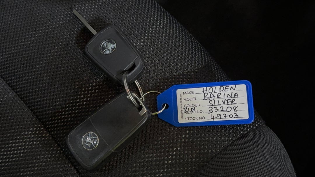 2018 Holden Barina Ls, Automatic, 62250 km, Key Close-up