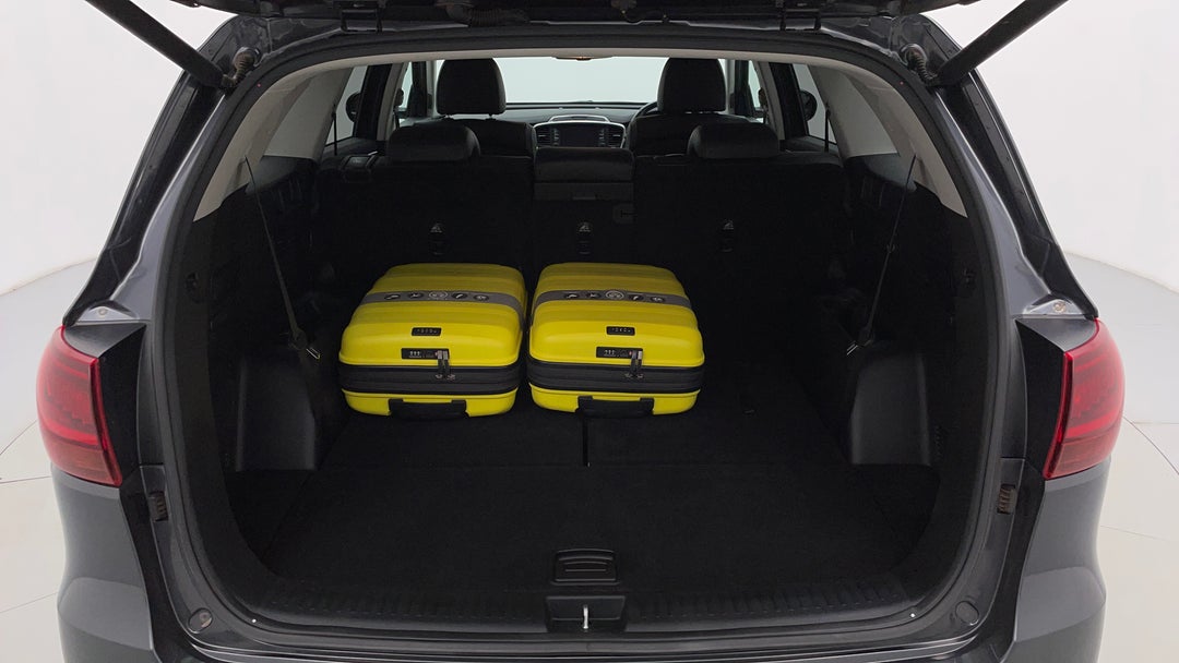 Boot Inside View with Luggage