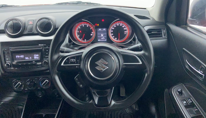 2019 Maruti Swift VXI AMT D, Petrol, Automatic, 16,381 km, Steering Wheel Close Up