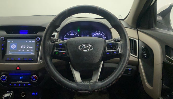 2016 Hyundai Creta SX PLUS AT 1.6 DIESEL, Diesel, Automatic, 77,740 km, Steering Wheel Close Up